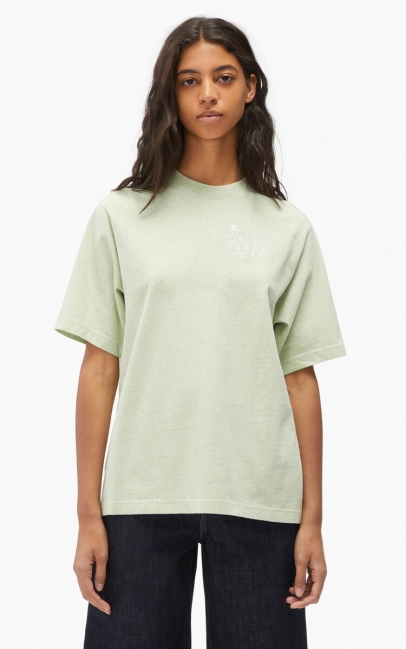 Kenzo Women Re/Kenzo Relaxed Casual T-shirt Almond Green